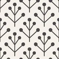 Berry Twig scandi beige charcoal behang