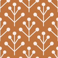 Berry Twig scandi brown carta da parati