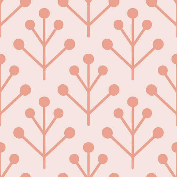 Berry Twig scandi blush coral