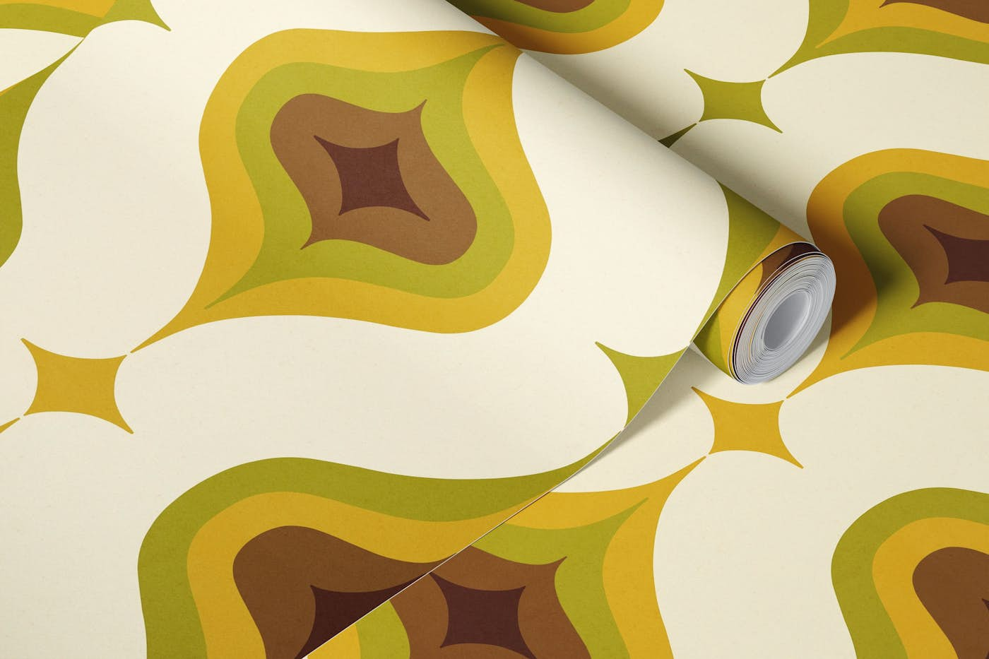 Retro Ornaments V wallpaper roll