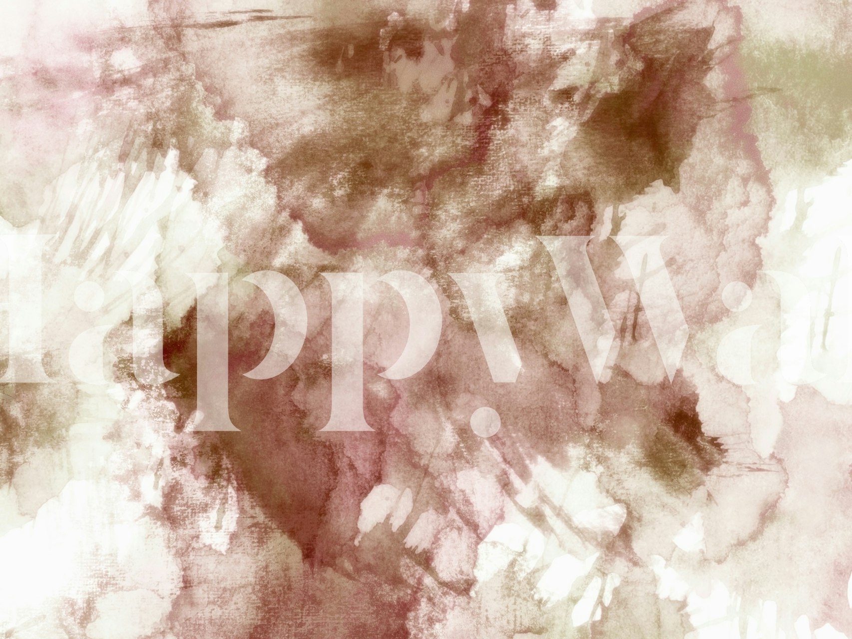 Earthy Garden behang weergegeven in een kamer