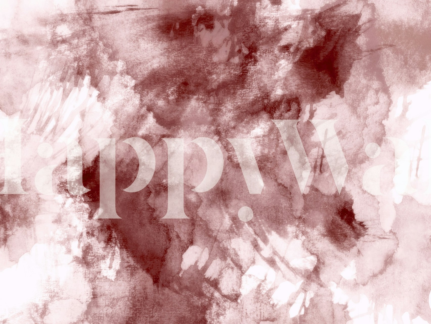 Bordeaux Wabi Sabi Garden tapet i et rum