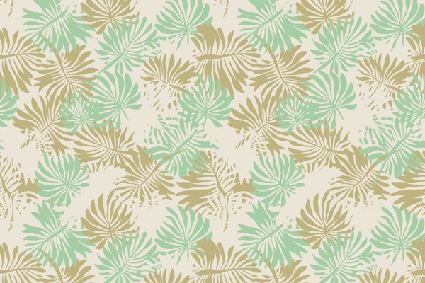 Tropic Fronds Light Green