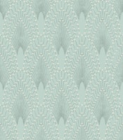 Art Deco Glam - celadon papiers peint