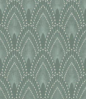 Art Deco Glam - sage behang
