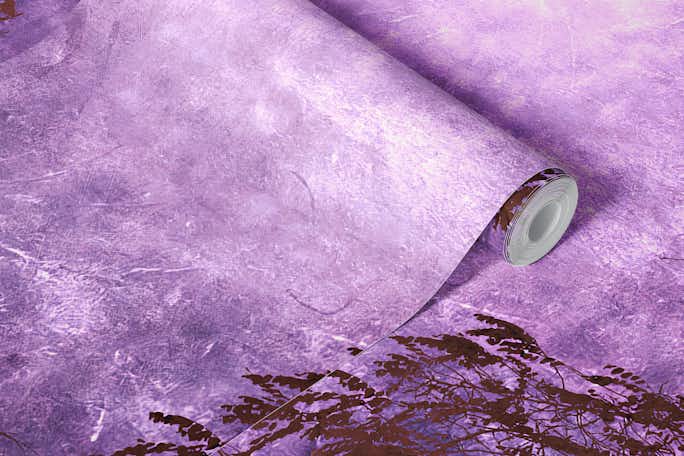 Purple Wooodswallpaper roll