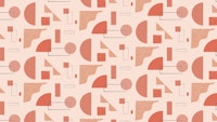 Mid-Century Peach tapete