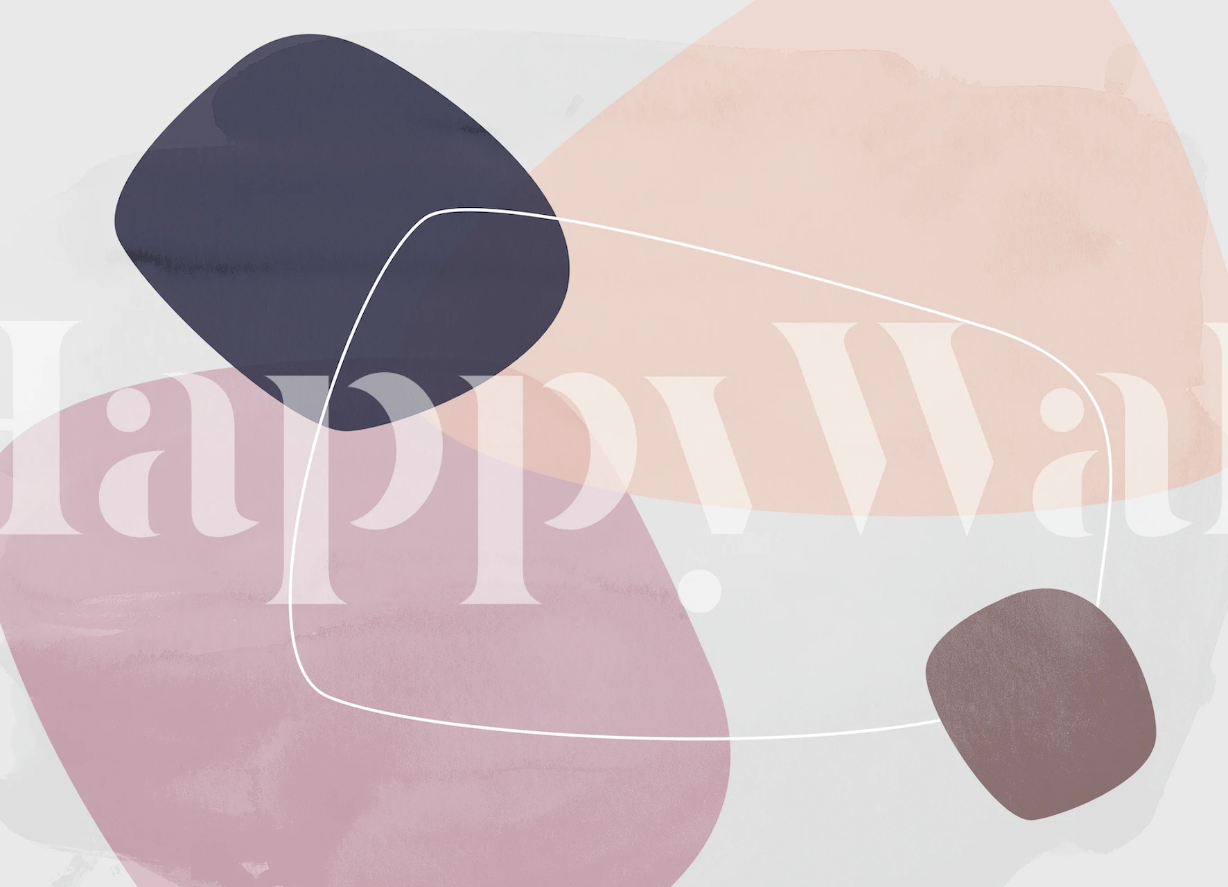 Abstract wallpaper design with soft colors