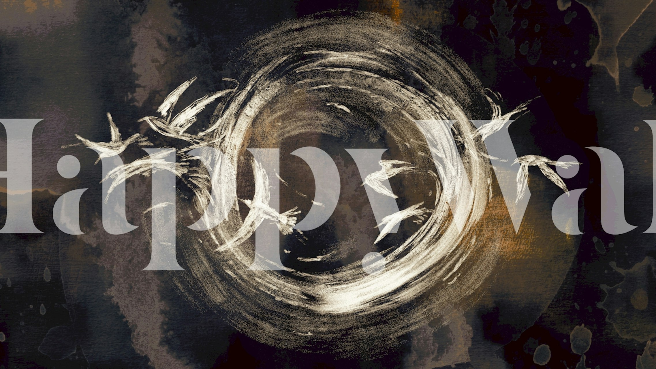 Ταπετσαρία Asian Bird Flight display σε ένα δωμάτιο