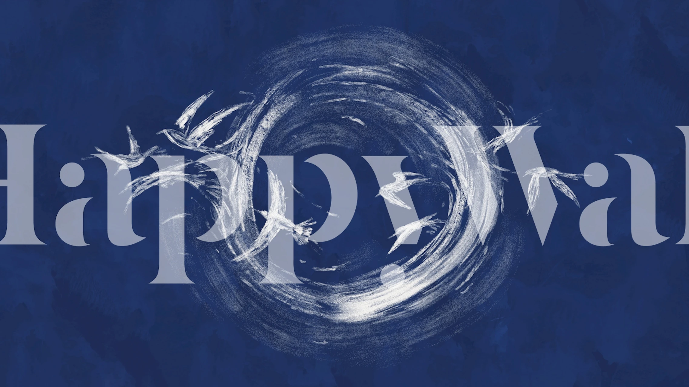 Bird Flight wallpaper in a stylish room