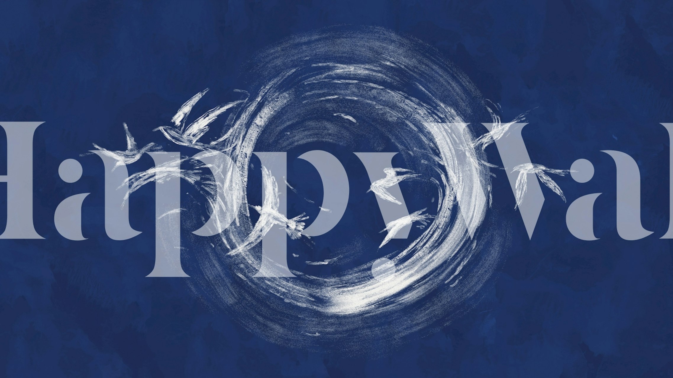 Bird Flight wallpaper in a stylish room