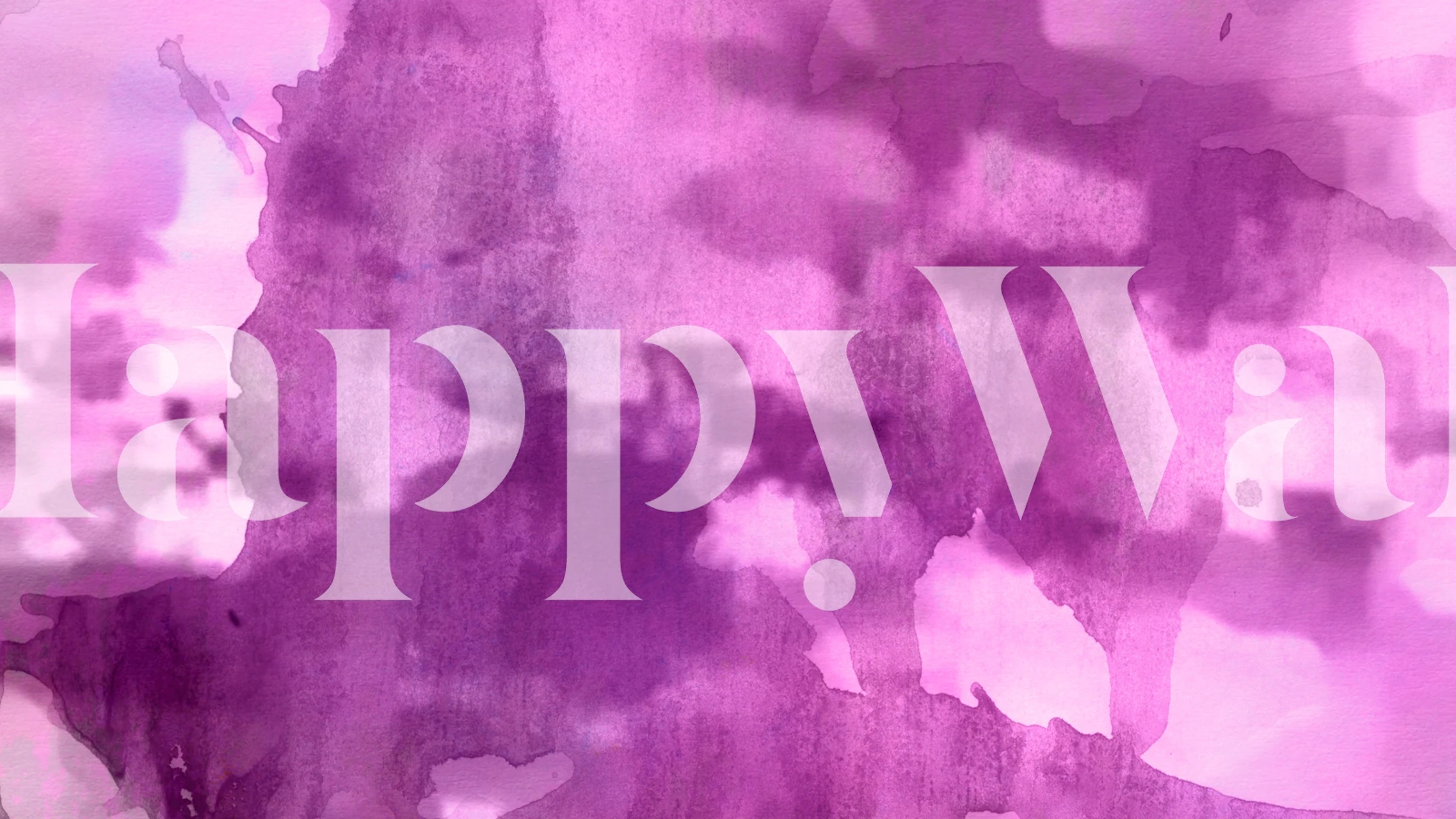 Abstract watercolor pattern in shades of purple wallpaper