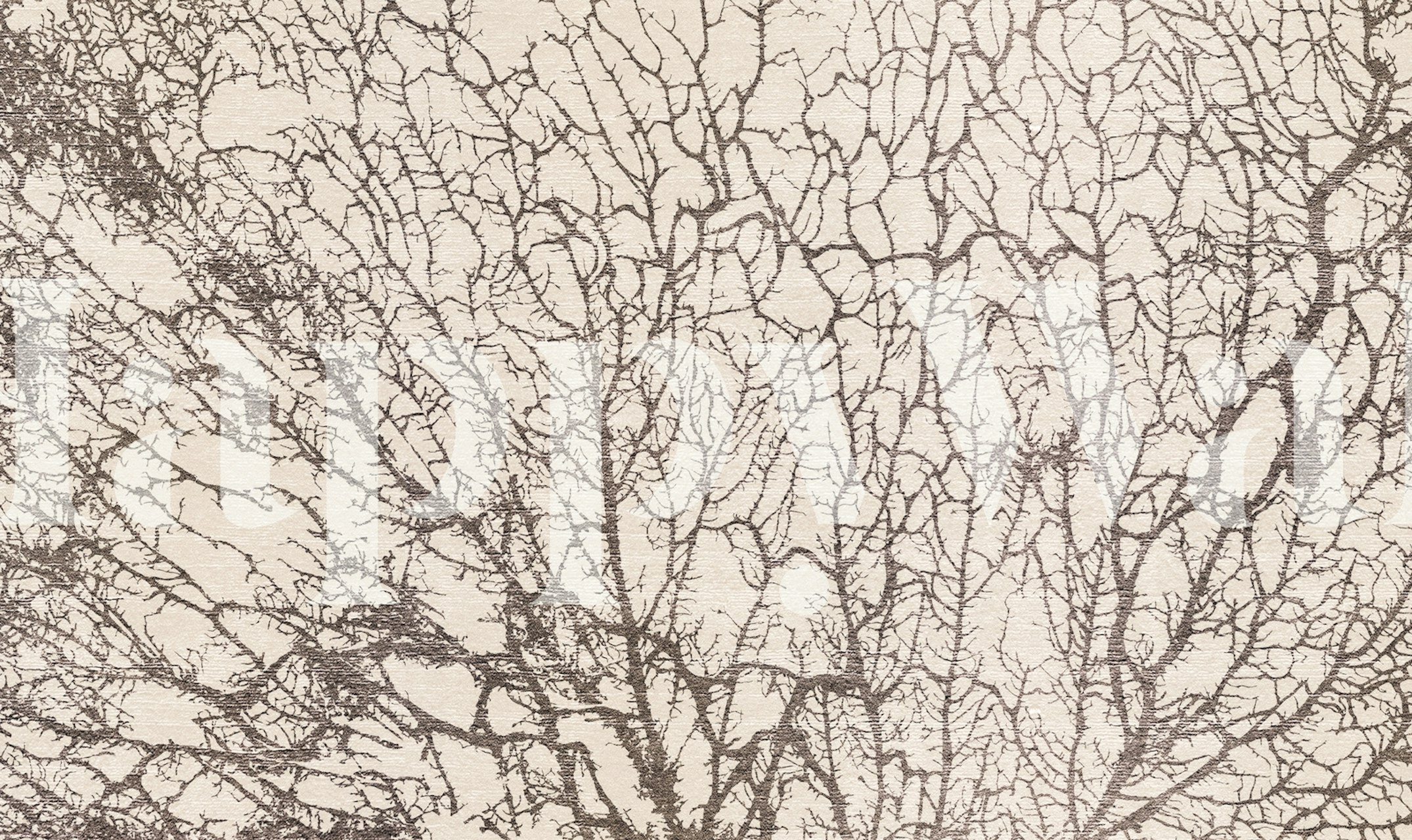 Buy Neutral Forest Moss on Hand-Woven Fabric Wallpaper | Happywall