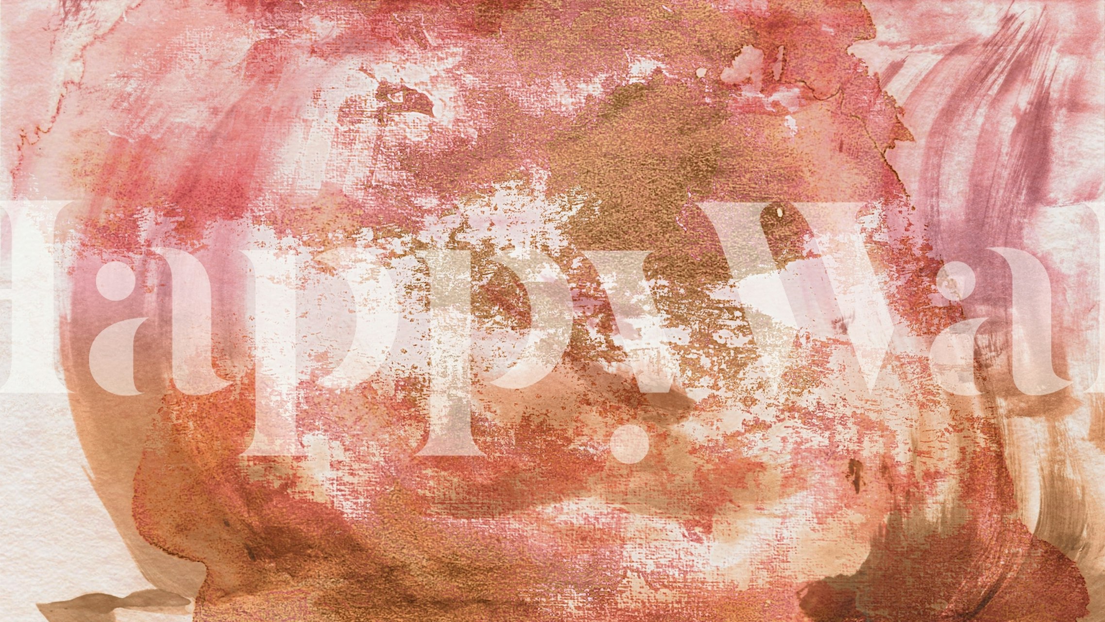 Enso Grunge wallpaper displayed in a room