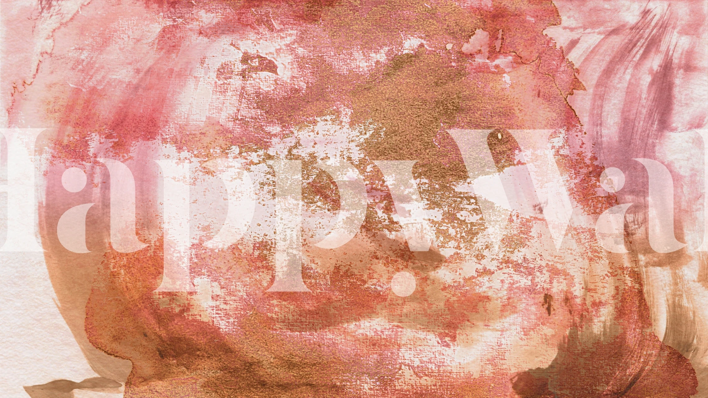 Papier peint Enso Grunge présenté dans une pièce