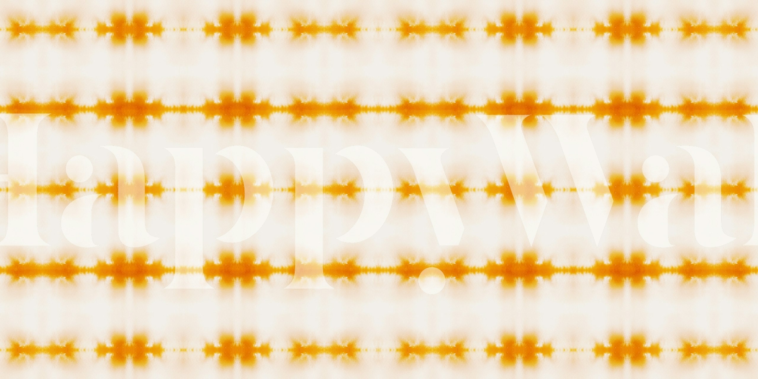 Urban Dye Gold wallpaper pattern in a room