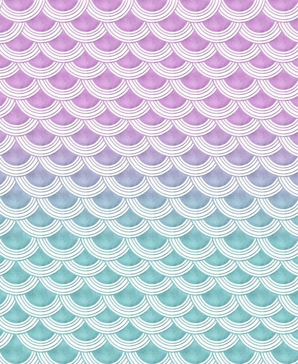 Pastel Mermaid Scales 1