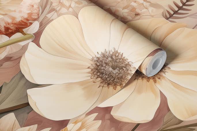 Wistful Wildflowerswallpaper roll