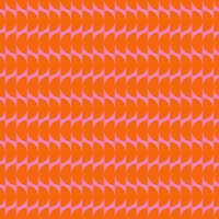 Pink and Orange Shapes Pattern wallpaper