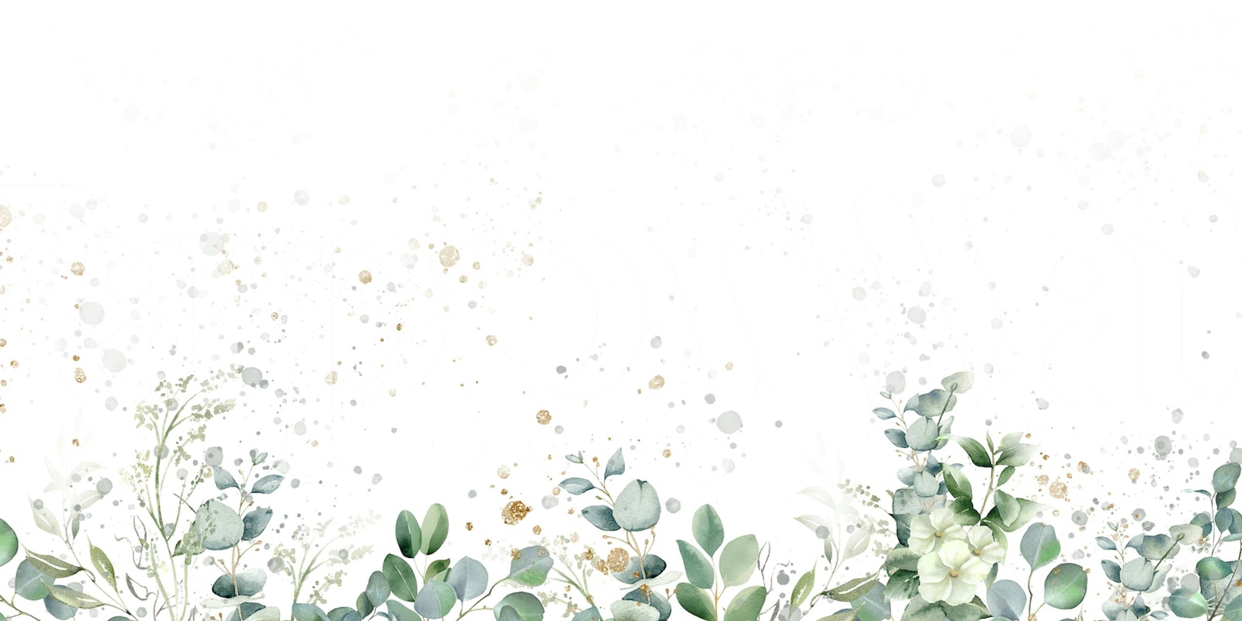 Eucalyptus wallpaper design in a room