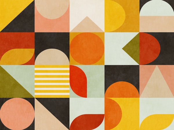 Mid Century Bauhaus geometry