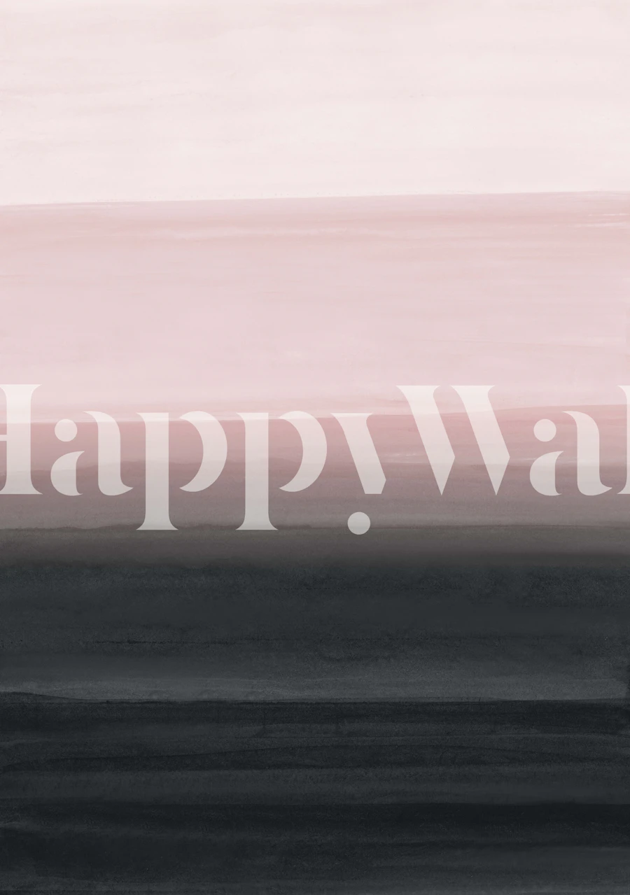 Touching Blush Black 1 wallpaper in a room