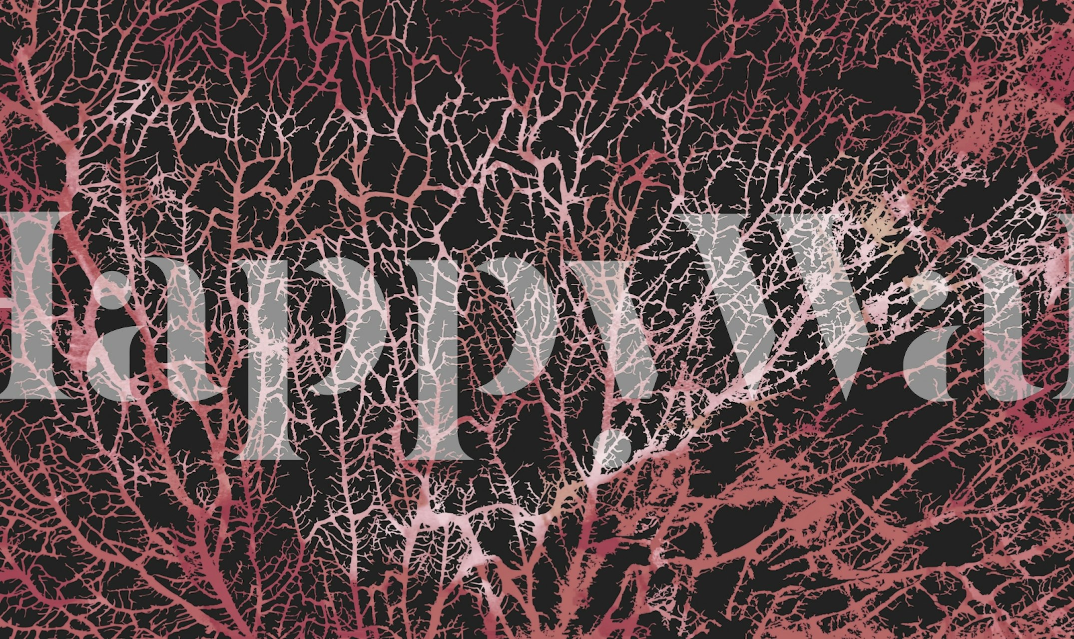 Neon wallpaper design of Japan forest