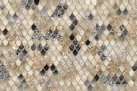 Gold Black Mermaid Scales Glam 2 tapeta