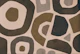 Paper Cut Shapes Abstract Art Brown