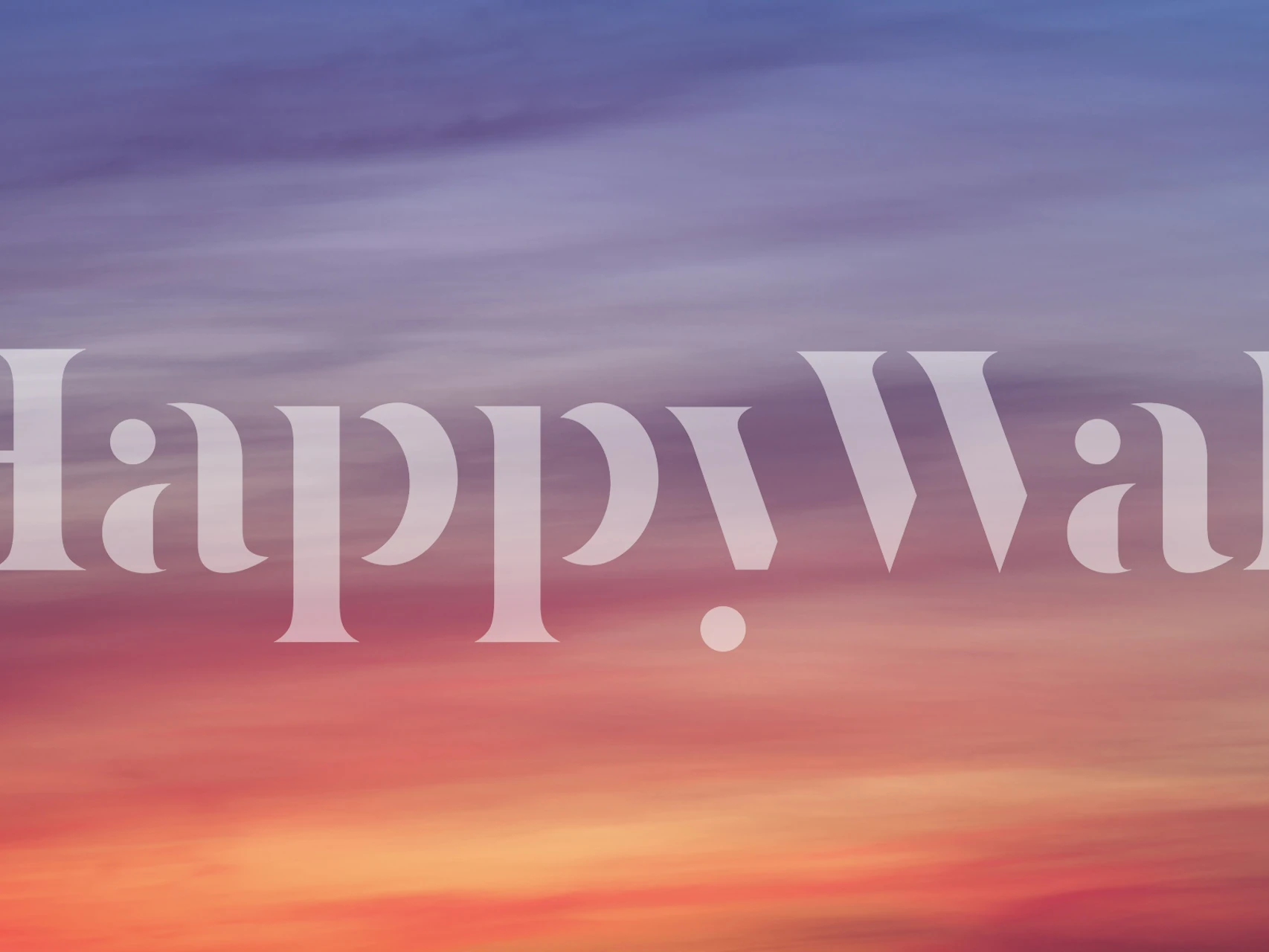 Colorful gradient sky wallpaper with shades of purple, pink, and orange.