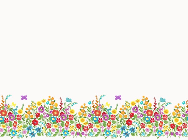 Rainbow Flower garden