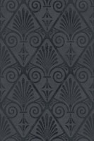 Art Deco Opulence Velvet Reverie Grey wallpaper