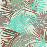 Summer Palm Jungle Pattern 4 ταπετσαρία