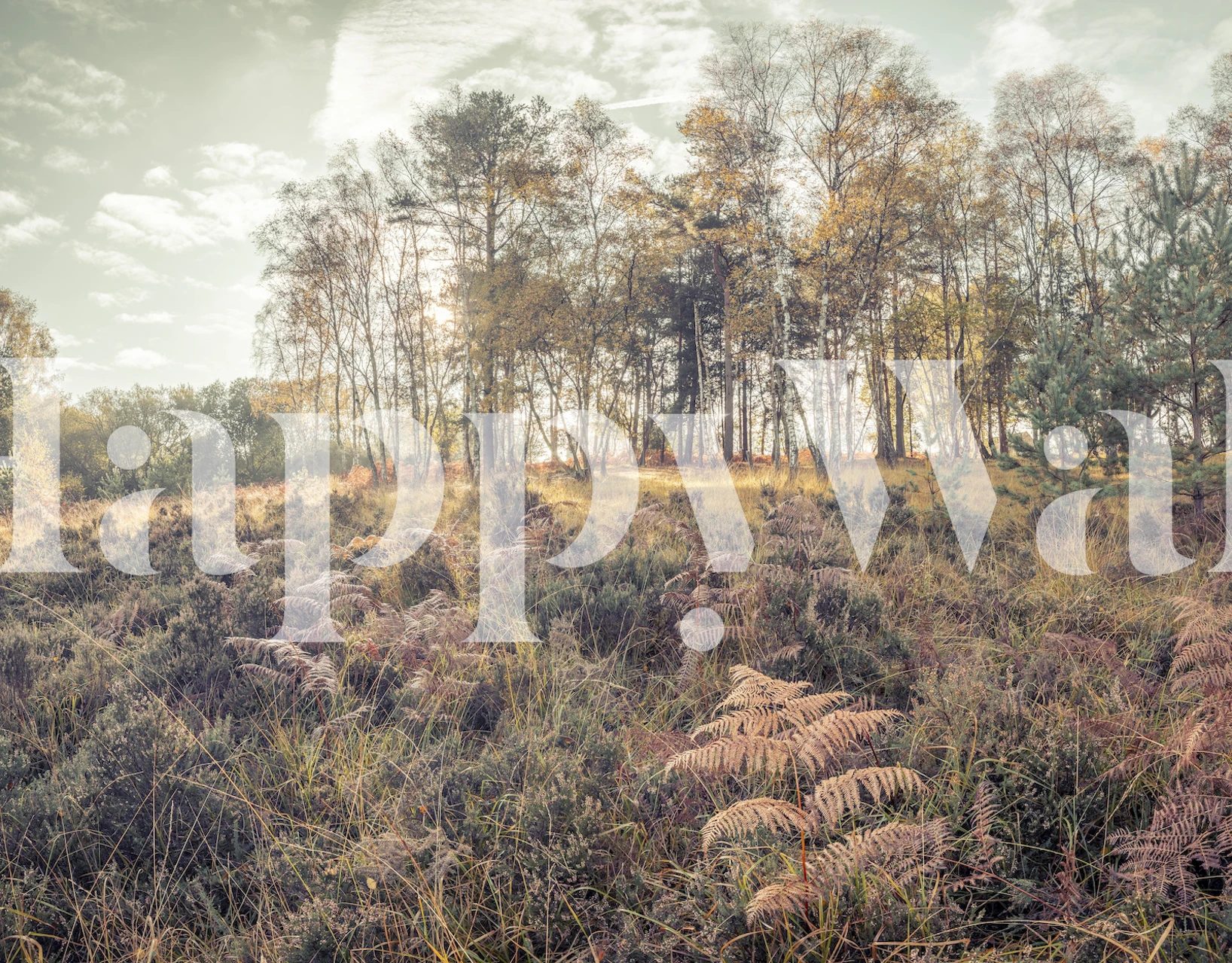 Foliage Fantasy wallpaper in a room