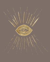 Evil Eye Gold on Brown 1 ταπετσαρία
