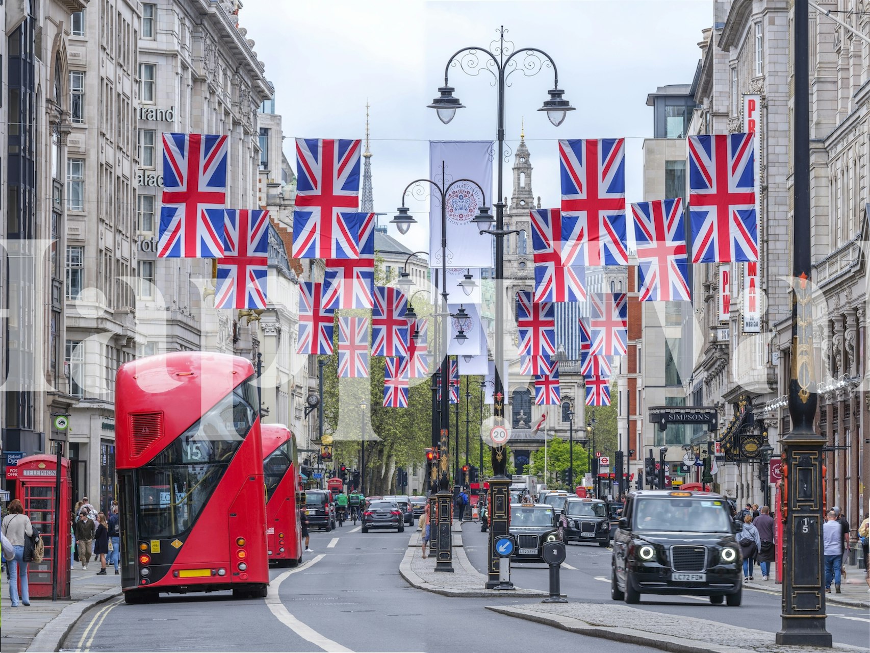 Buy London's Iconic Melody Wallpaper | Happywall.com