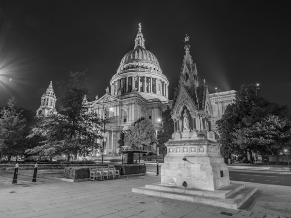 Glorious St. Paul's at night