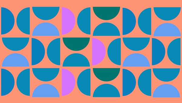 Geometrical Mid-Century Neon