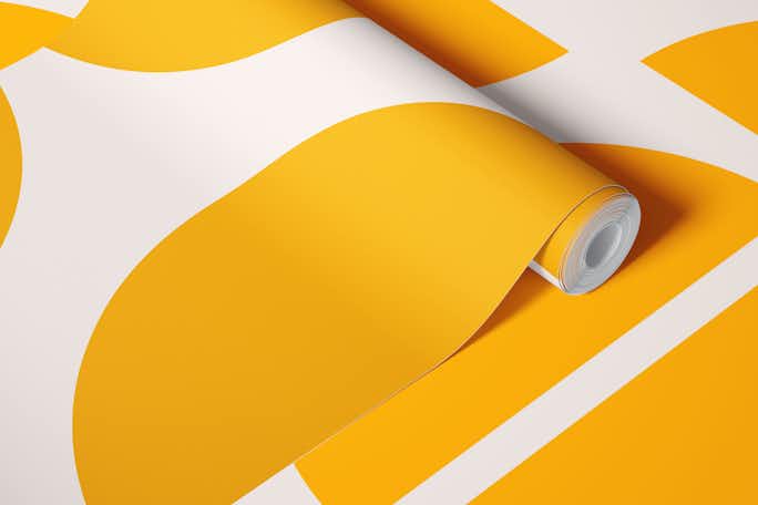 Golden Bauhauswallpaper roll