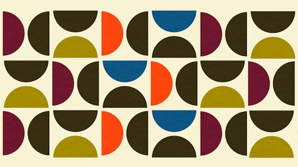 Vivid Mid Century Bauhaus