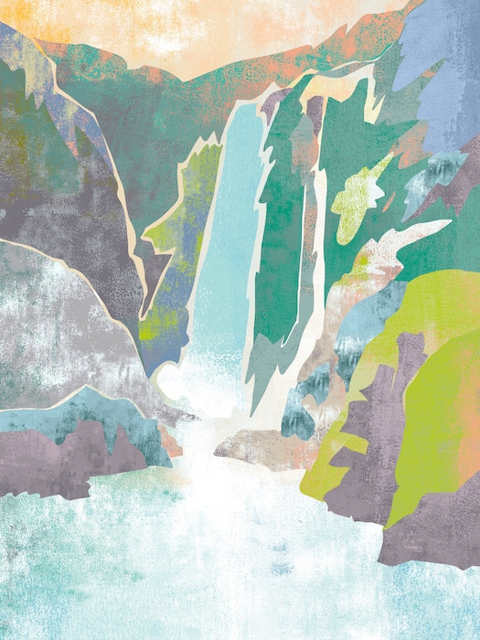 Waterfall Abstract Background Abstract Waterfall Wallpaper | High-Quality Wallpapers