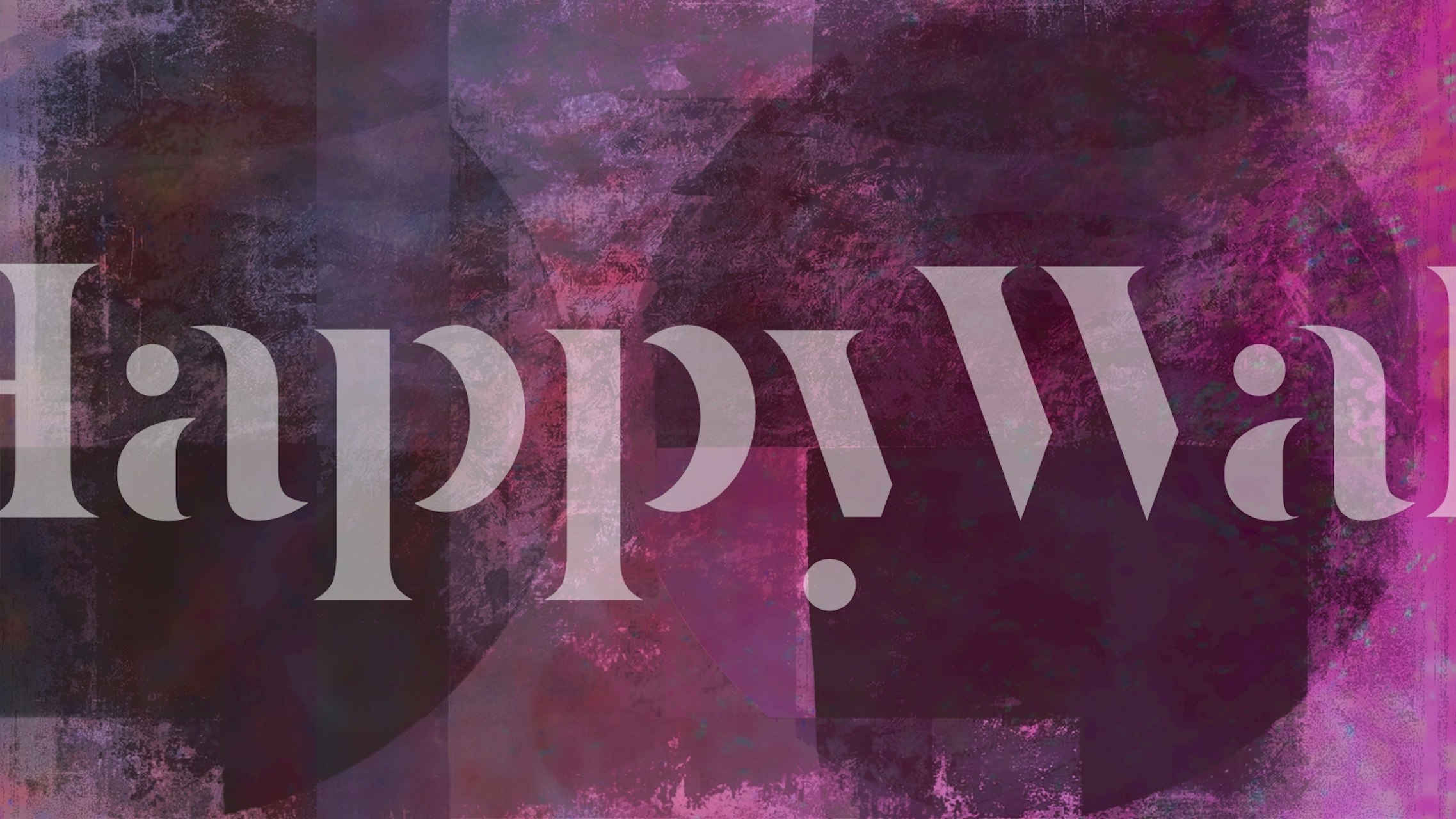 Geometric circles in magenta and dark tones wallpaper