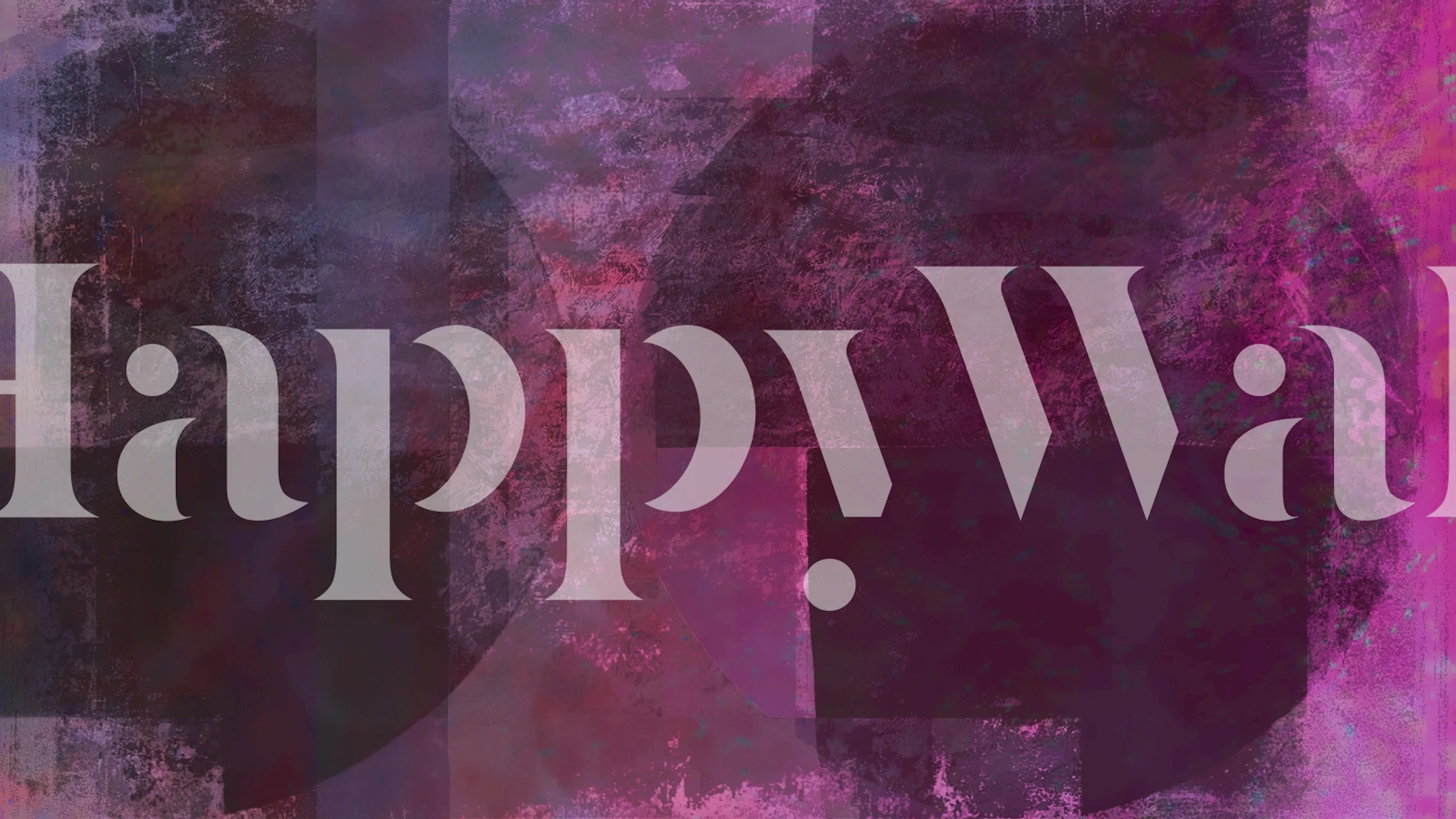 Geometric circles in magenta and dark tones wallpaper