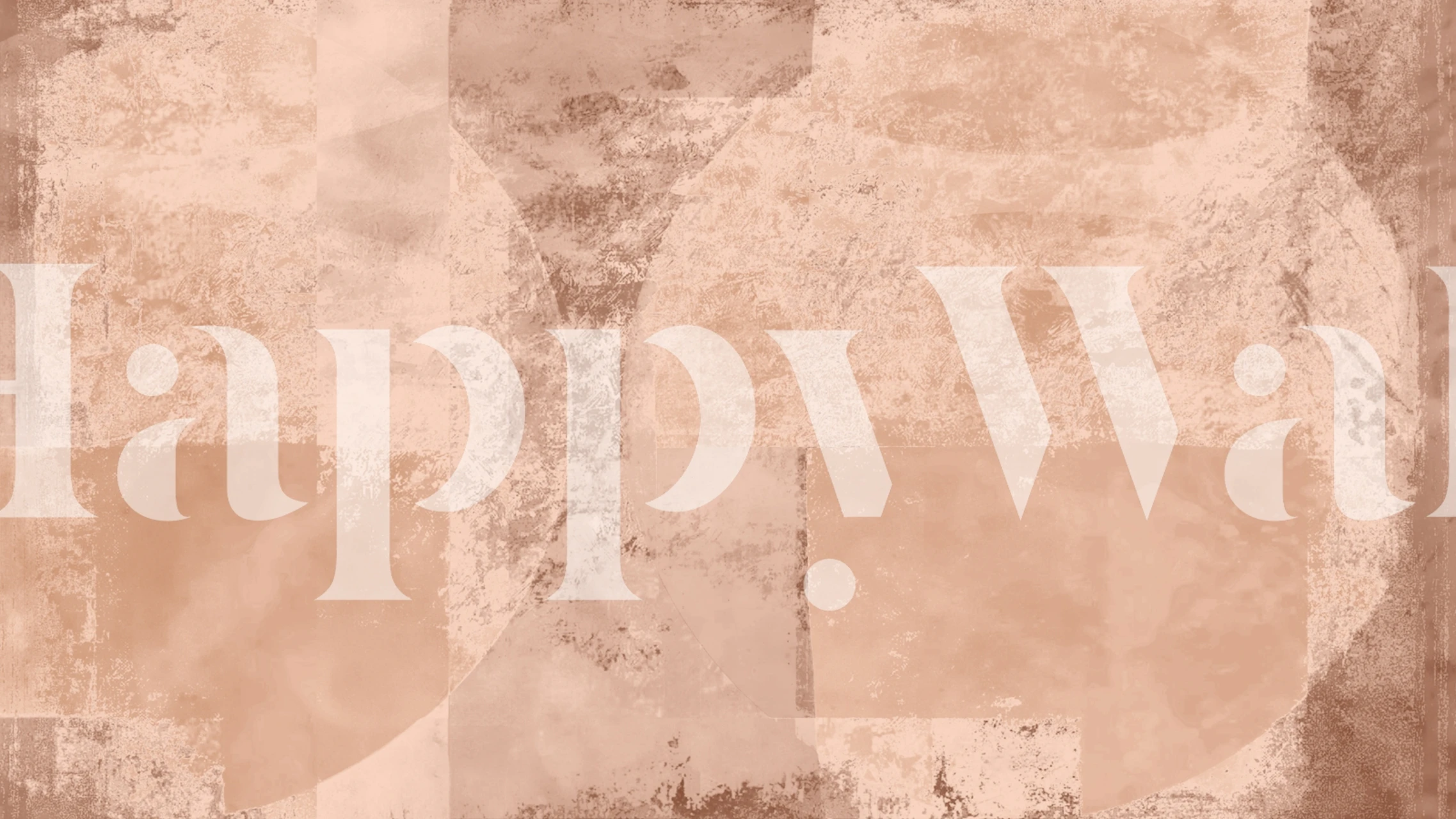 Papier peint Copper Grunge dans un cadre de pièce