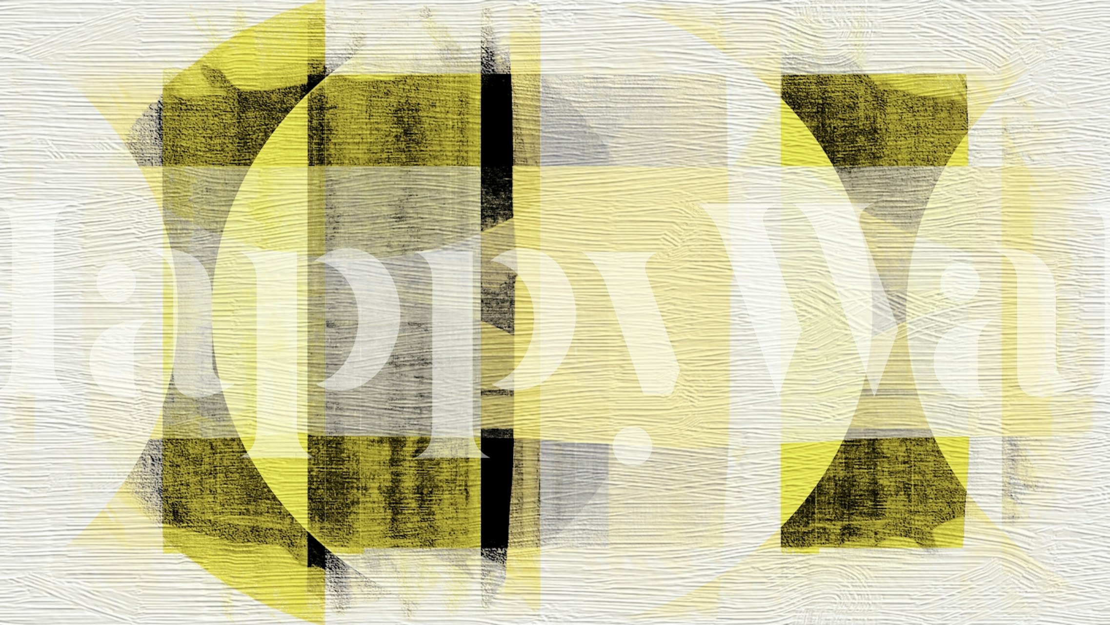 Tapeta Bauhaus Sunrise σε έναν μοντέρνο χώρο