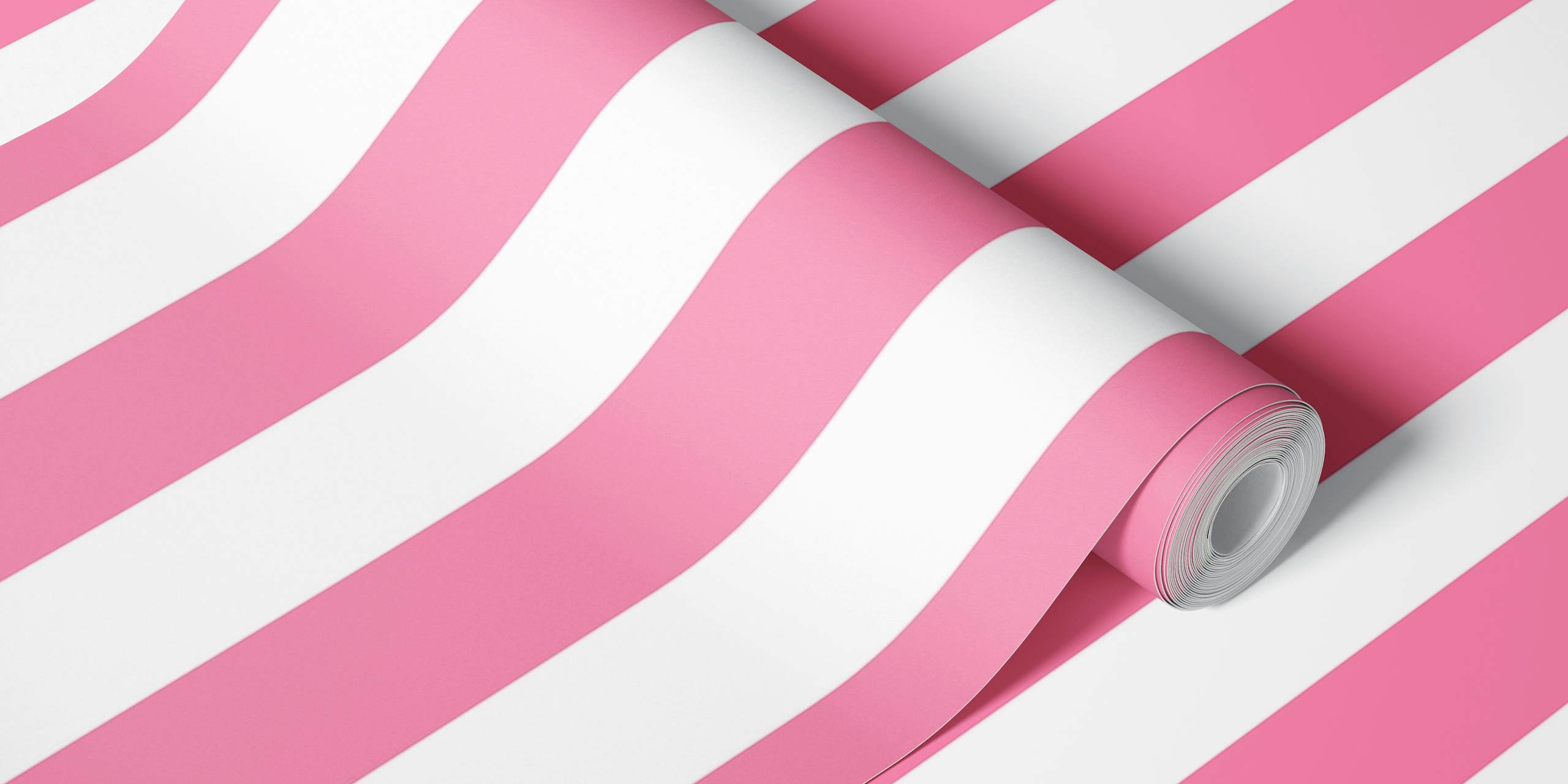 Pink stripes pattern on white background striped wallpaper