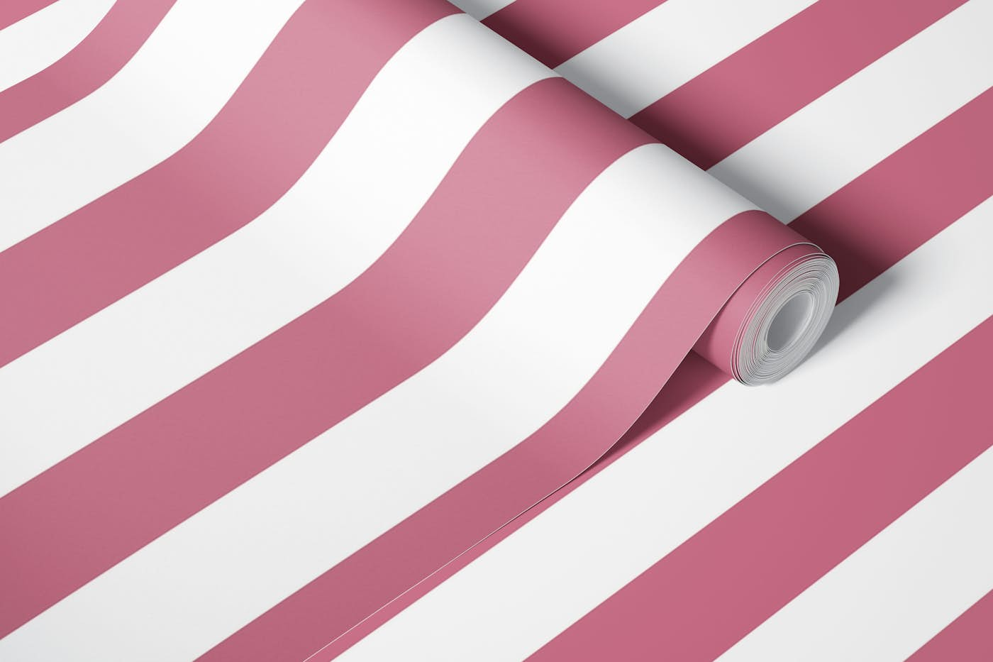 Intense Rose Gold Stripes wallpaper roll