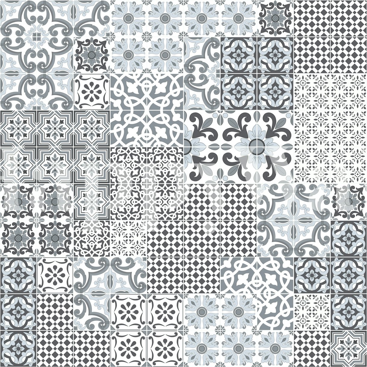 MEDITERRANEAN TILES wallpaper - Free shipping | Happywall