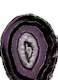 Purple Plum Black Agate 1