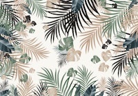 Tropical Jungle Leaves 13c tapete